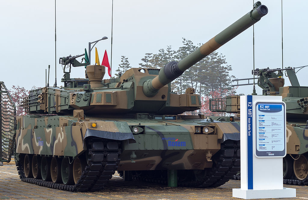 K2 Tank - South Korea, Hyuandei Rotem