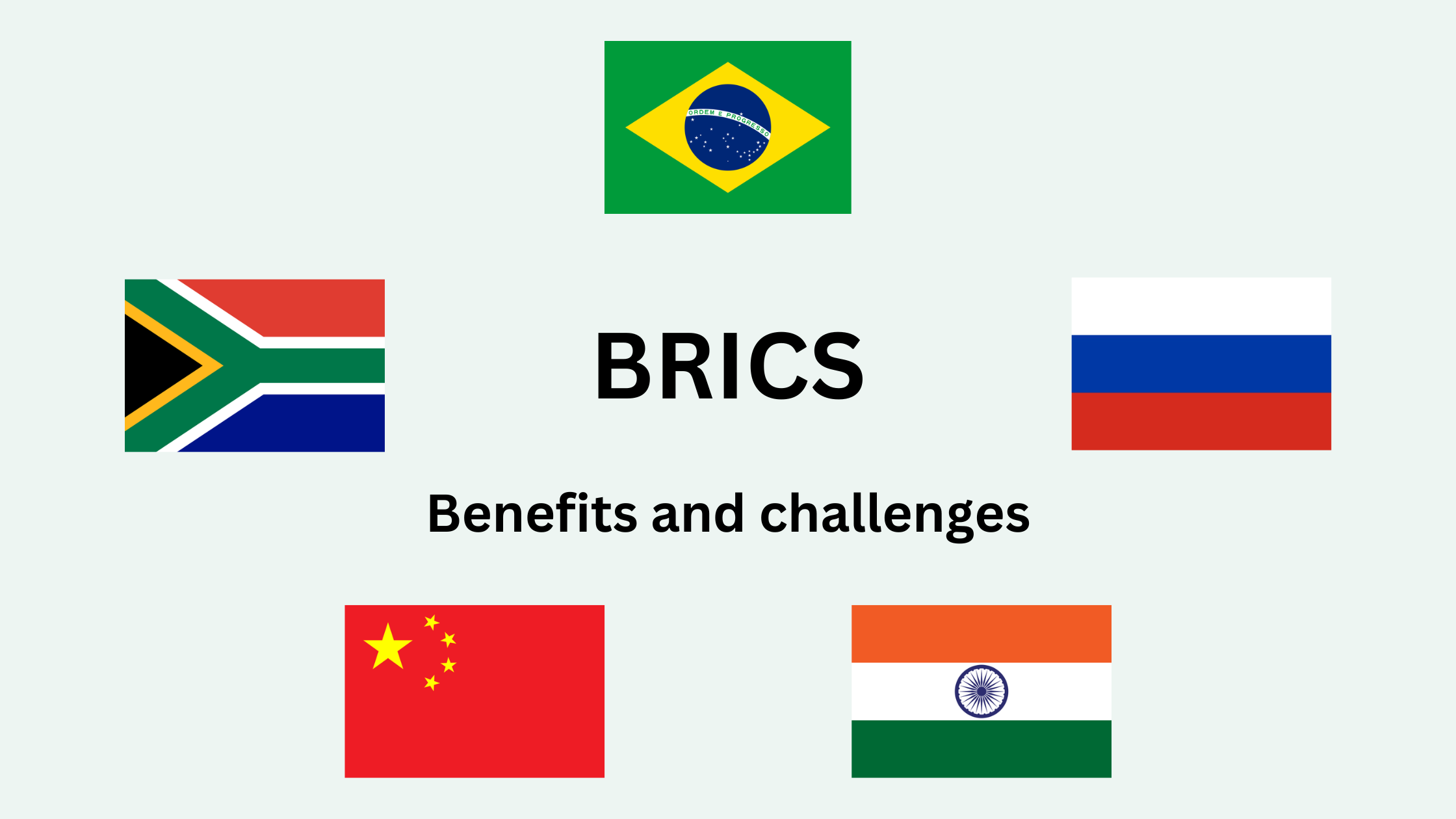 Les pays BRICS, avantages et défis