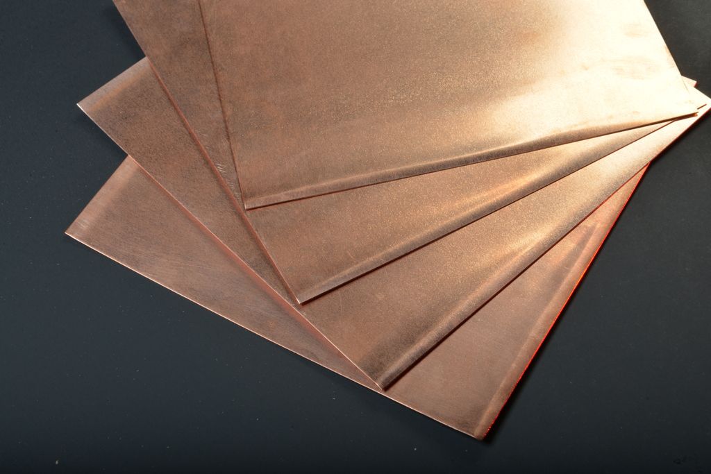 This copper sheet symbolizes problems in Germany
