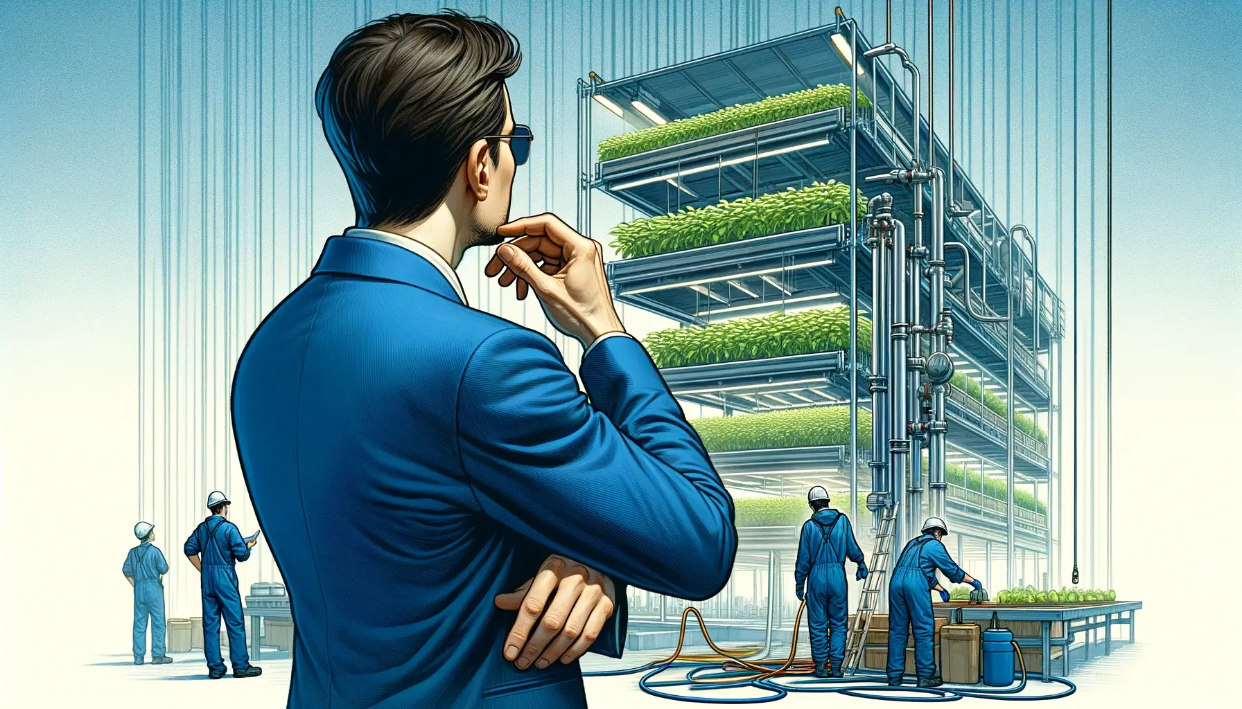 Water consumption in vertical farming