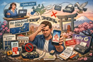 deutsche SIM.de - SIM Karte Roaming in Japan kann keine SMS empfangen